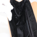 Salvatore Ferragamo Gancini Shoulder Bag Leather Brown Silver Auth 135337-21