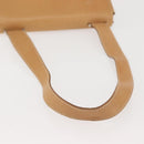 Salvatore Ferragamo Gancini Shoulder Bag Leather Brown Silver Auth 135337-7