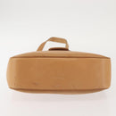 Salvatore Ferragamo Gancini Shoulder Bag Leather Brown Silver Auth 135337-5