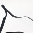 Salvatore Ferragamo Hand Bag Suede 2way Black Gold Auth 135339-10