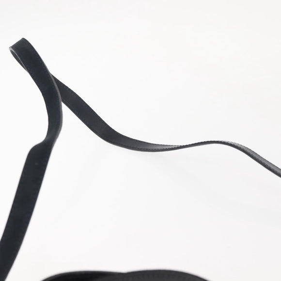 Salvatore Ferragamo Hand Bag Suede 2way Black Gold Auth 135339