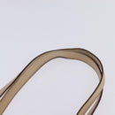 Salvatore Ferragamo Gancini Shoulder Bag Vinyl Brown Silver Auth 135345-8