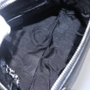 Salvatore Ferragamo Gancini Hand Bag Leather Black Silver Auth 135346-10