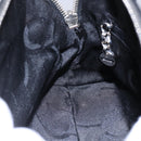 Salvatore Ferragamo Gancini Hand Bag Leather Black Silver Auth 135346-20