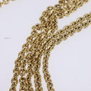 Salvatore Ferragamo Chain Shoulder Bag Leather Black Gold Auth 135347-8