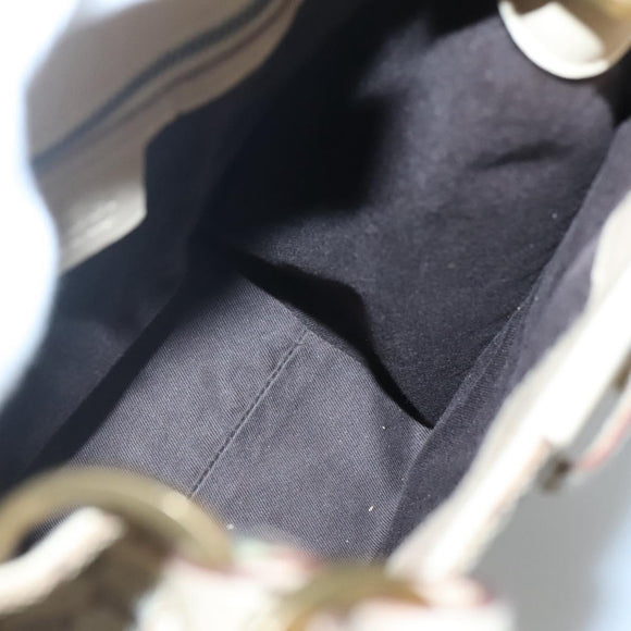 GUCCI GG Canvas Shoulder Bag Beige Gold 110292 Auth 135360