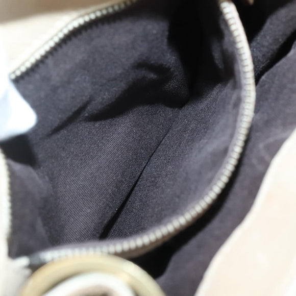 GUCCI GG Canvas Shoulder Bag Beige Gold 110292 Auth 135360