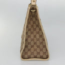GUCCI GG Canvas Shoulder Bag Beige Gold 110292 Auth 135360-3