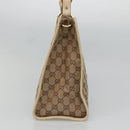 GUCCI GG Canvas Shoulder Bag Beige Gold 110292 Auth 135360-4