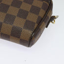 LOUIS VUITTON Damier Ebene Pochette Ipanema Shoulder Bag N51296 LV Auth 135361-15