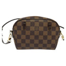 LOUIS VUITTON Damier Ebene Pochette Ipanema Shoulder Bag N51296 LV Auth 135361-2