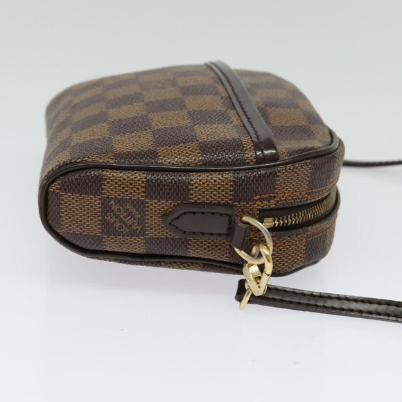 LOUIS VUITTON Damier Ebene Pochette Ipanema Shoulder Bag N51296 LV Auth 135361