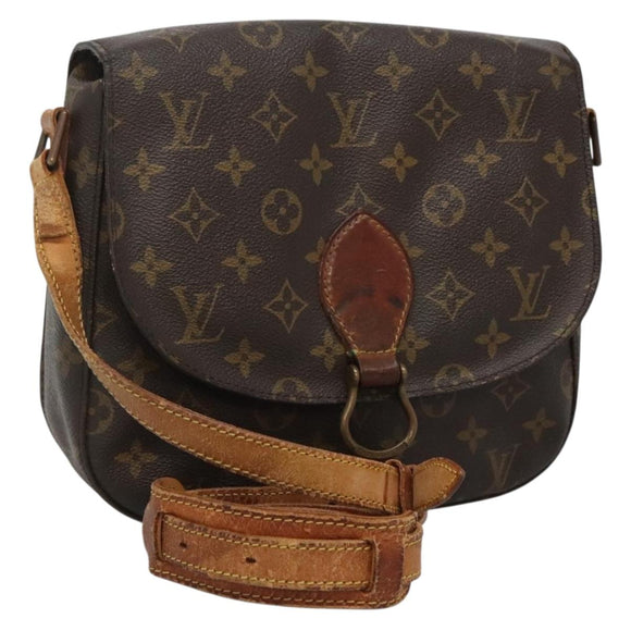 LOUIS VUITTON Monogram Saint Cloud GM Shoulder Bag M51242 LV Auth 135364