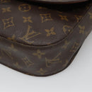 LOUIS VUITTON Monogram Saint Cloud GM Umhängetasche M51242 LV Auth 135364-15