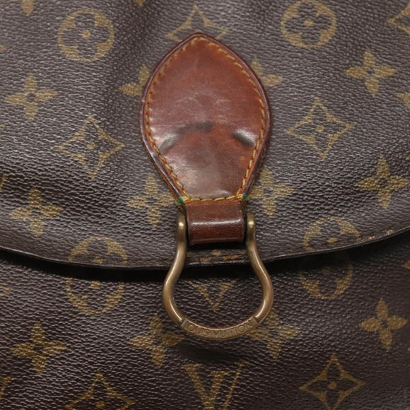 LOUIS VUITTON Monogram Saint Cloud GM Shoulder Bag M51242 LV Auth 135364