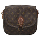 LOUIS VUITTON Monogram Saint Cloud GM Umhängetasche M51242 LV Auth 135364-13
