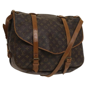 LOUIS VUITTON Monogram Saumur 43 Shoulder Bag M42252 LV Auth 135367