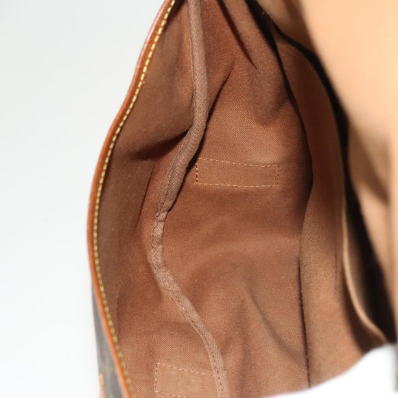 LOUIS VUITTON Monogram Saumur 43 Shoulder Bag M42252 LV Auth 135367