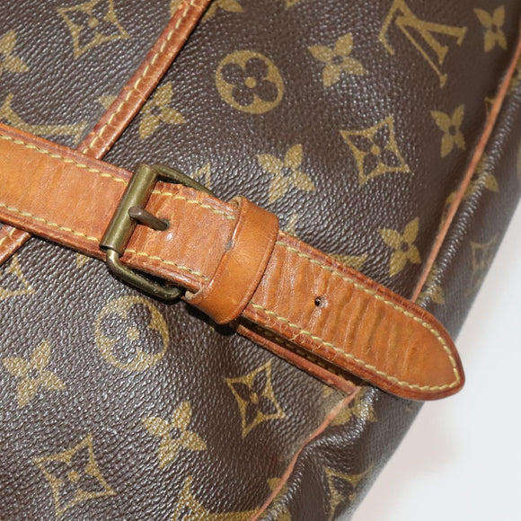 LOUIS VUITTON Monogram Saumur 43 Shoulder Bag M42252 LV Auth 135367