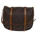 LOUIS VUITTON Monogram Saumur 43 Shoulder Bag M42252 LV Auth 135367-2