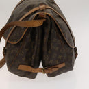LOUIS VUITTON Monogram Saumur 43 Shoulder Bag M42252 LV Auth 135367-3
