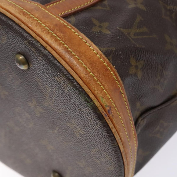 LOUIS VUITTON Monogram Bucket GM Shoulder Bag M42236 LV Auth 135369