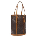 LOUIS VUITTON Monogram Bucket GM Shoulder Bag M42236 LV Auth 135369-1