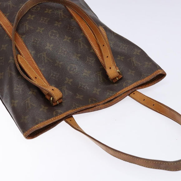 LOUIS VUITTON Monogram Bucket GM Shoulder Bag M42236 LV Auth 135369