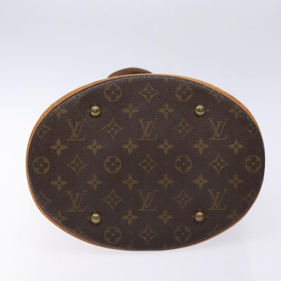 LOUIS VUITTON Monogram Bucket GM Shoulder Bag M42236 LV Auth 135369