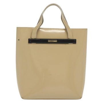 GUCCI Hand Bag Patent leather Beige 000 2058 0558 0 Auth 135372 - 0