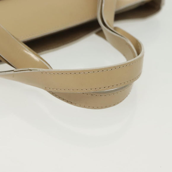 GUCCI Hand Bag Patent leather Beige 000 2058 0558 0 Auth 135372