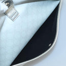 GUCCI GG Supreme Hand Bag PVC White Gold 189898 Auth 135379-21