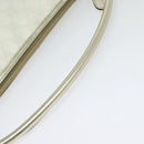 GUCCI GG Supreme Hand Bag PVC White Gold 189898 Auth 135379-7