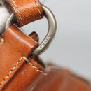 PRADA Shoulder Bag Nylon Leather Silver Blue Auth 135381-10