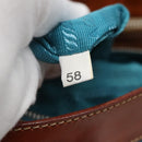 PRADA Shoulder Bag Nylon Leather Silver Blue Auth 135381-12