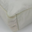 PRADA Tote Bag Nylon Gray Silver Auth 135382-9