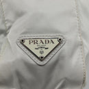 PRADA Tote Bag Nylon Gray Silver Auth 135382-17