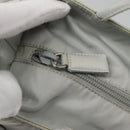 PRADA Tote Bag Nylon Gray Silver Auth 135382-18