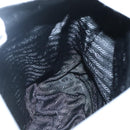 PRADA Tote Bag Nylon Gray Silver Auth 135382-20