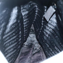 PRADA Tote Bag Nylon Gray Silver Auth 135382-21