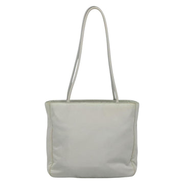 PRADA Tote Bag Nylon Gray Silver Auth 135382 - 0