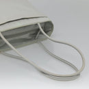 PRADA Tote Bag Nylon Gray Silver Auth 135382-7