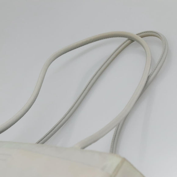 PRADA Tote Bag Nylon Gray Silver Auth 135382