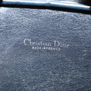 Christian Dior Trotter Canvas Shoulder Bag Navy Gold Auth 135390-11