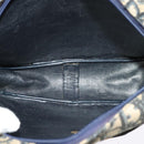 Christian Dior Trotter Canvas Shoulder Bag Navy Gold Auth 135390-12