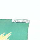 HERMES Carre 90 Scarf ""SANSSOUCY"" Silk Green Auth 135393-13