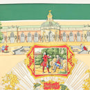 HERMES Carre 90 Scarf ""SANSSOUCY"" Silk Green Auth 135393-3