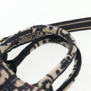 Christian Dior Trotter Canvas Book Tote Mini Bag 2way Navy Gold Auth 135401A-10