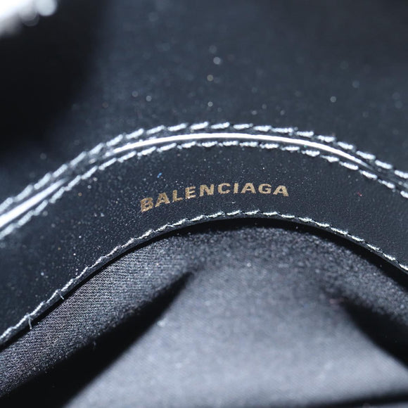 BALENCIAGA Ville Hand Bag Leather 2way Multicolor 550646 Auth 135406M