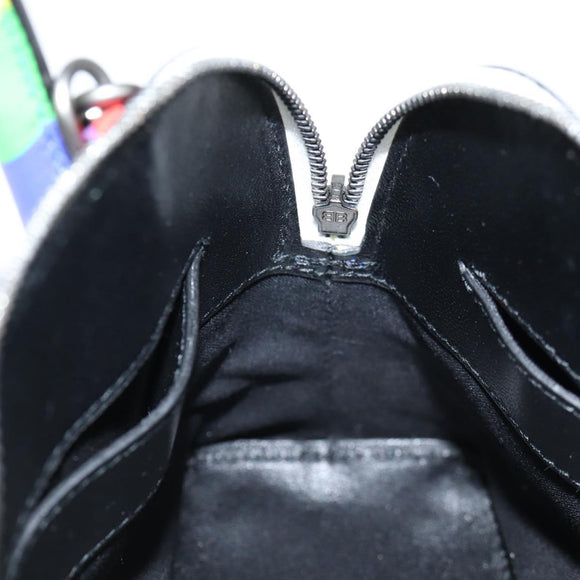 BALENCIAGA Ville Hand Bag Leather 2way Multicolor 550646 Auth 135406M